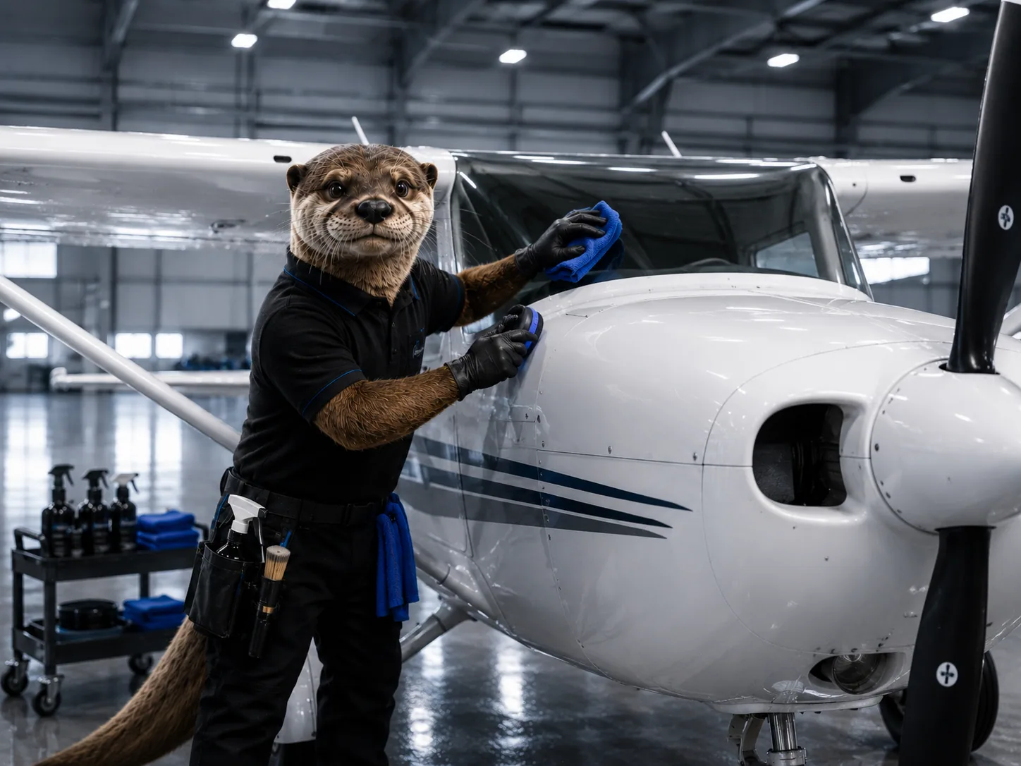Scheibenversiegelung – Privatflugzeug