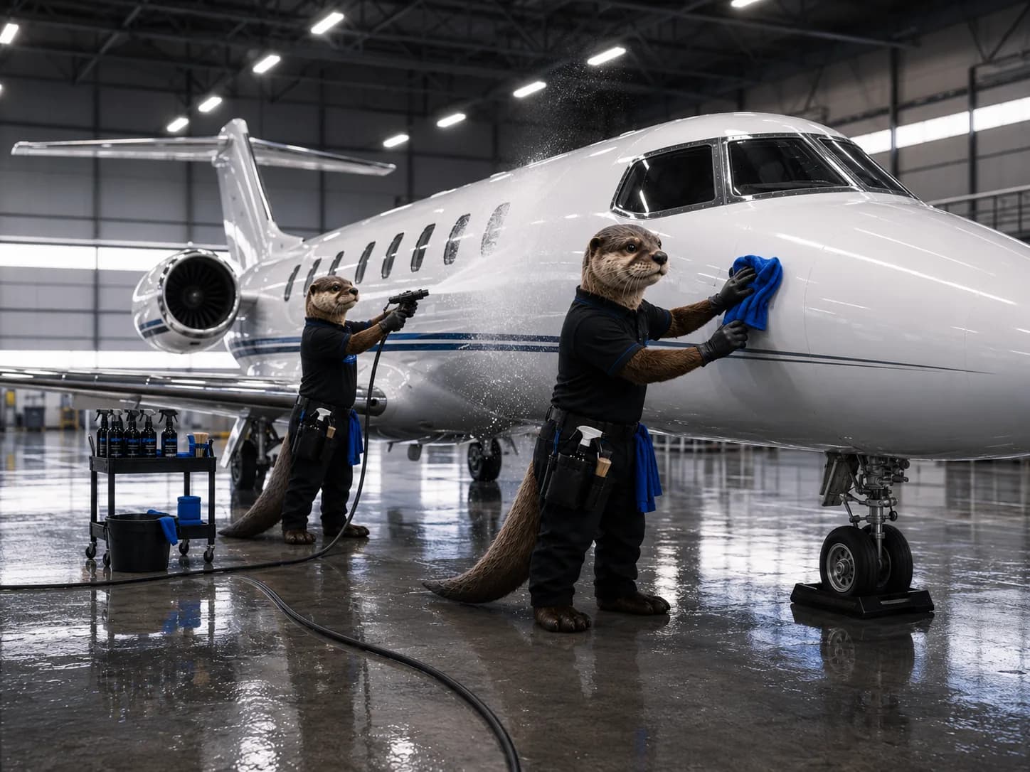 Flugzeug Aufbereitung – Motiv 2